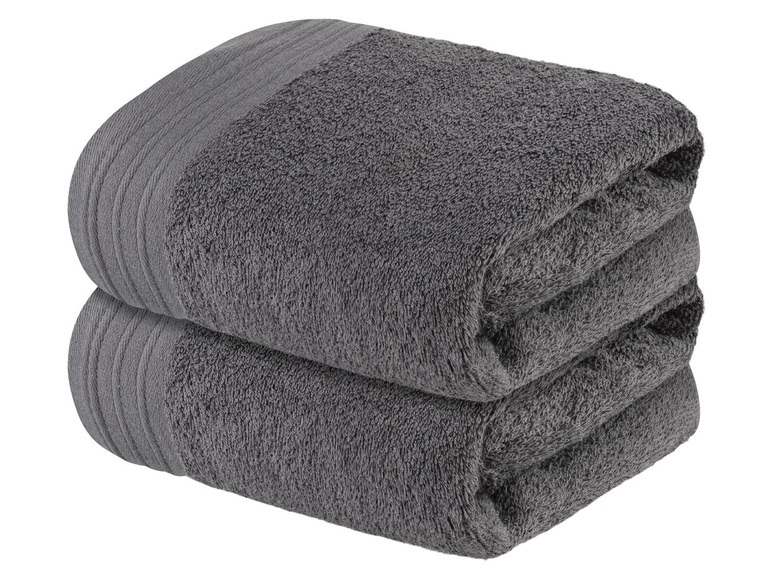 Pełny ekran: LIVARNO home Komplet 2 ręczników frotte, 50 x 100 cm - zdjęcie 4