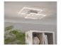 Nowoczesna lampa sufitowa LED w kwadratowym designie.