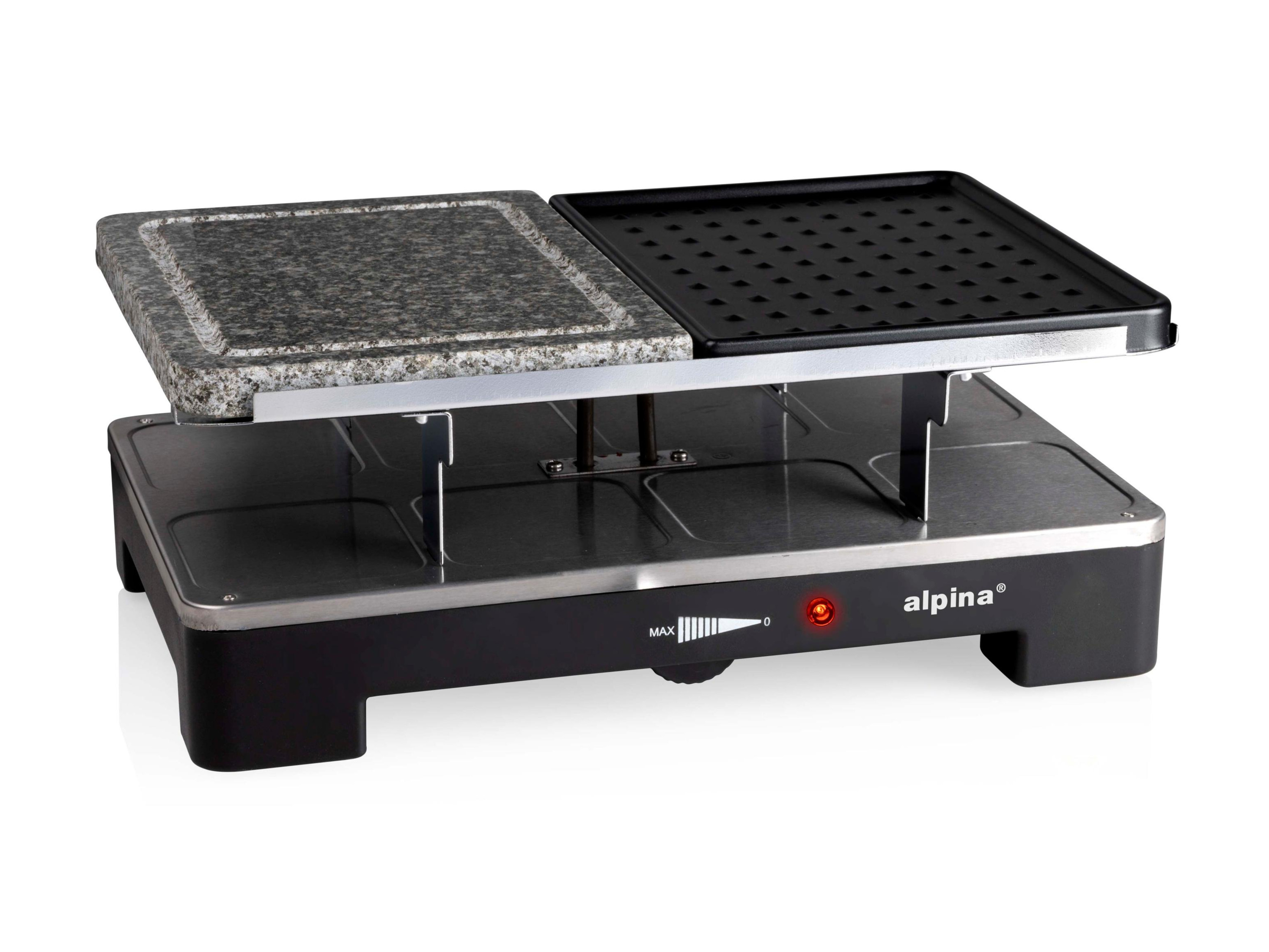 ALPINA Grill Raclette/kamienny, 1200 - 1400 W