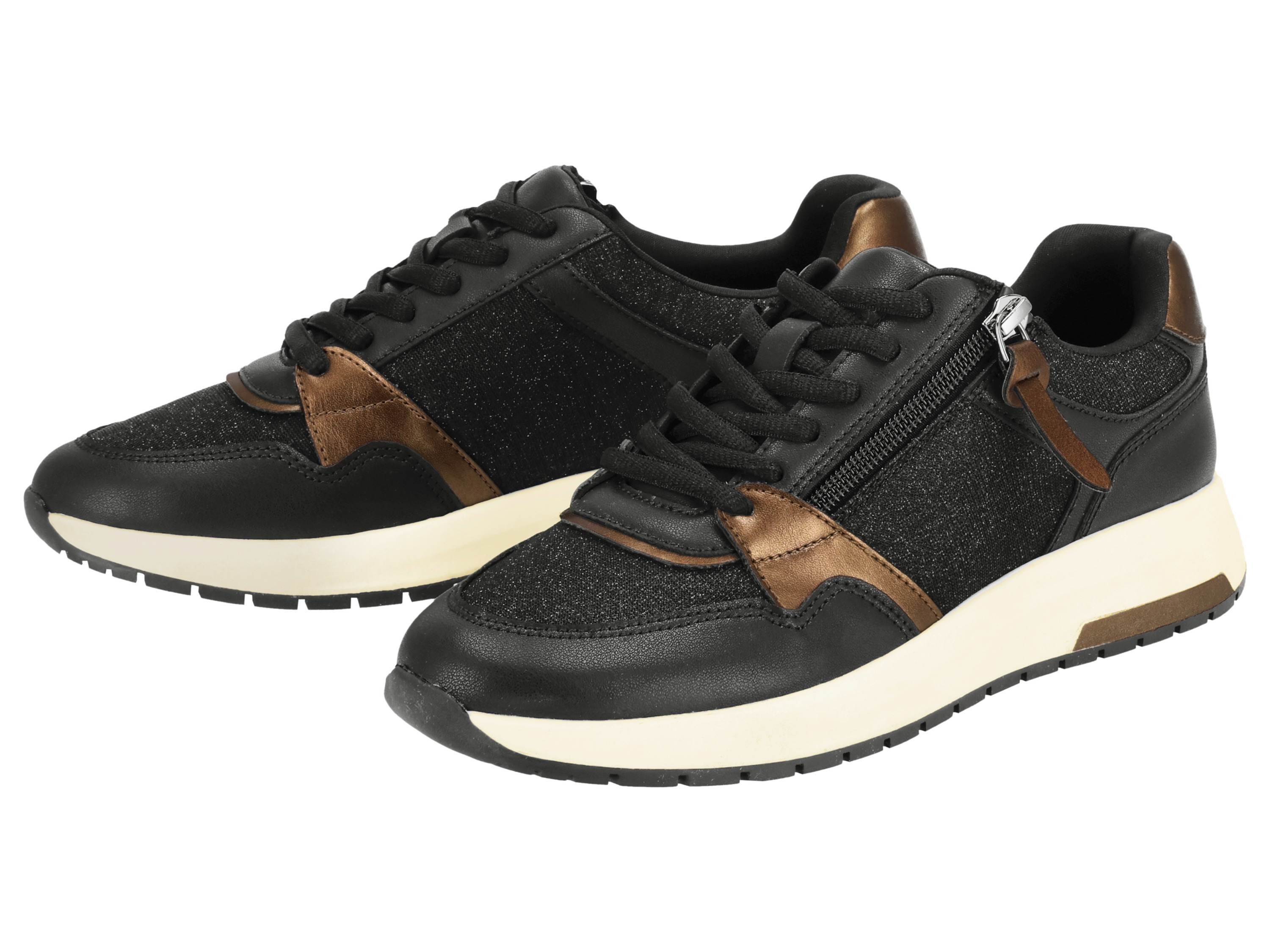 esmara® Sneakersy damskie (Czarny, 36)