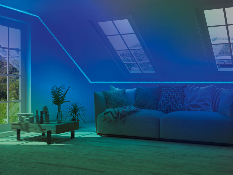 Pełny ekran: LIVARNO home Taśma LED RGB ściemnialna, 10 m - zdjęcie 7