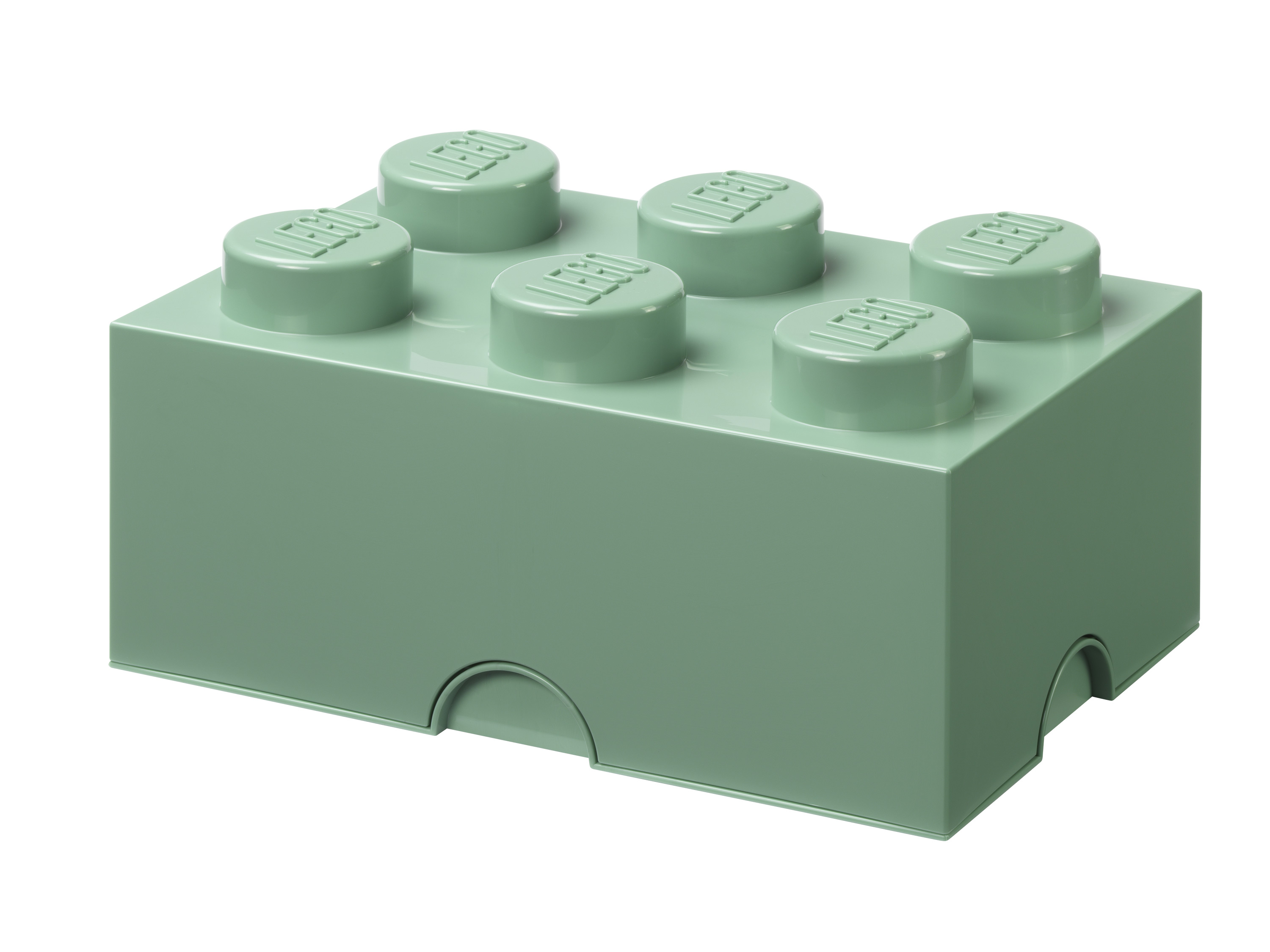 LEGO Pojemnik do przechowywania w kształcie klocka (Piaskowa zieleń)