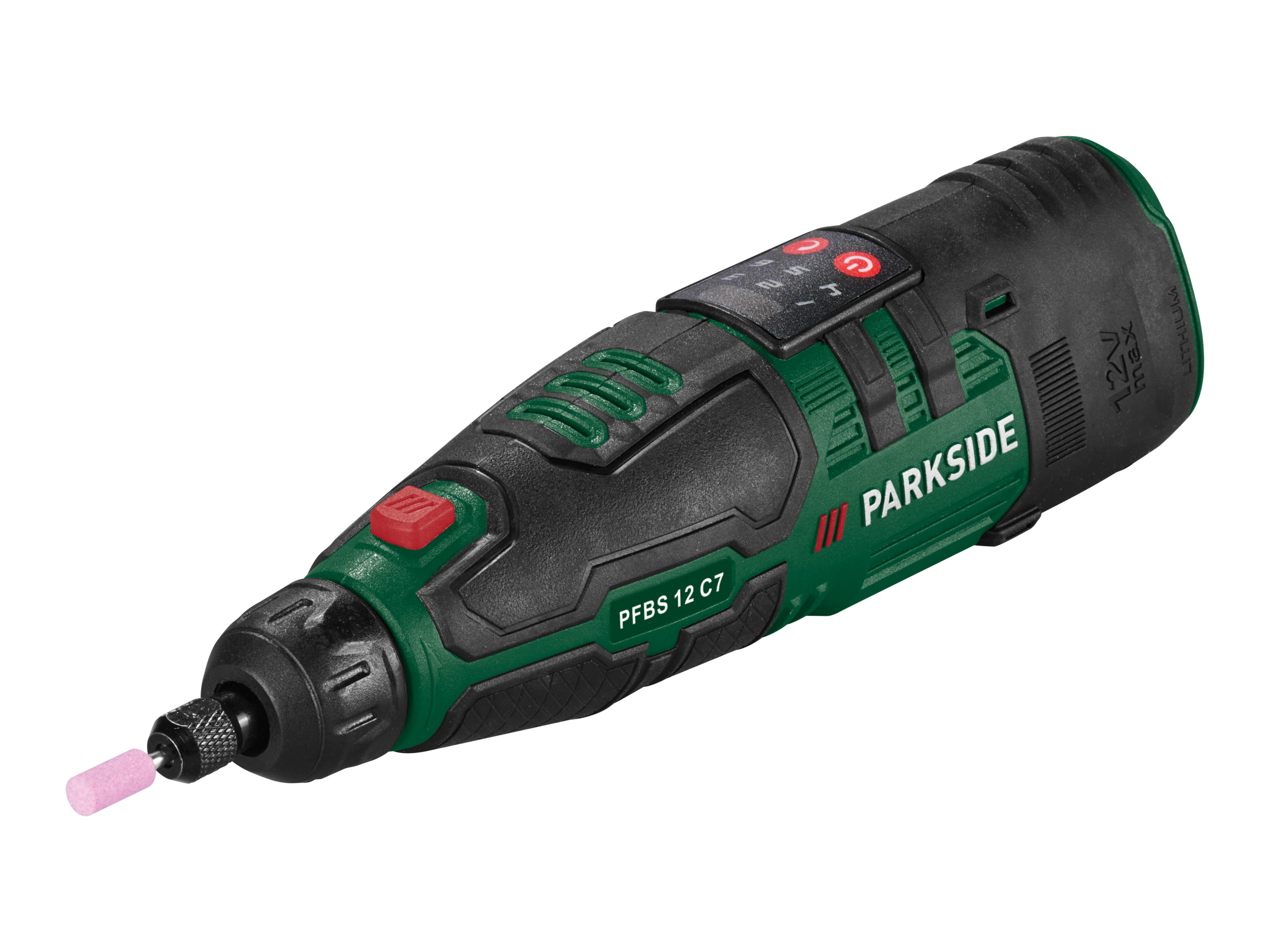 PARKSIDE® Akumulatorowa wiertarkoszlifierka precyzyjna, 12 V, PFBS 12 C7 ( z wbudowanym akumulatorem i kablem do ładowania)