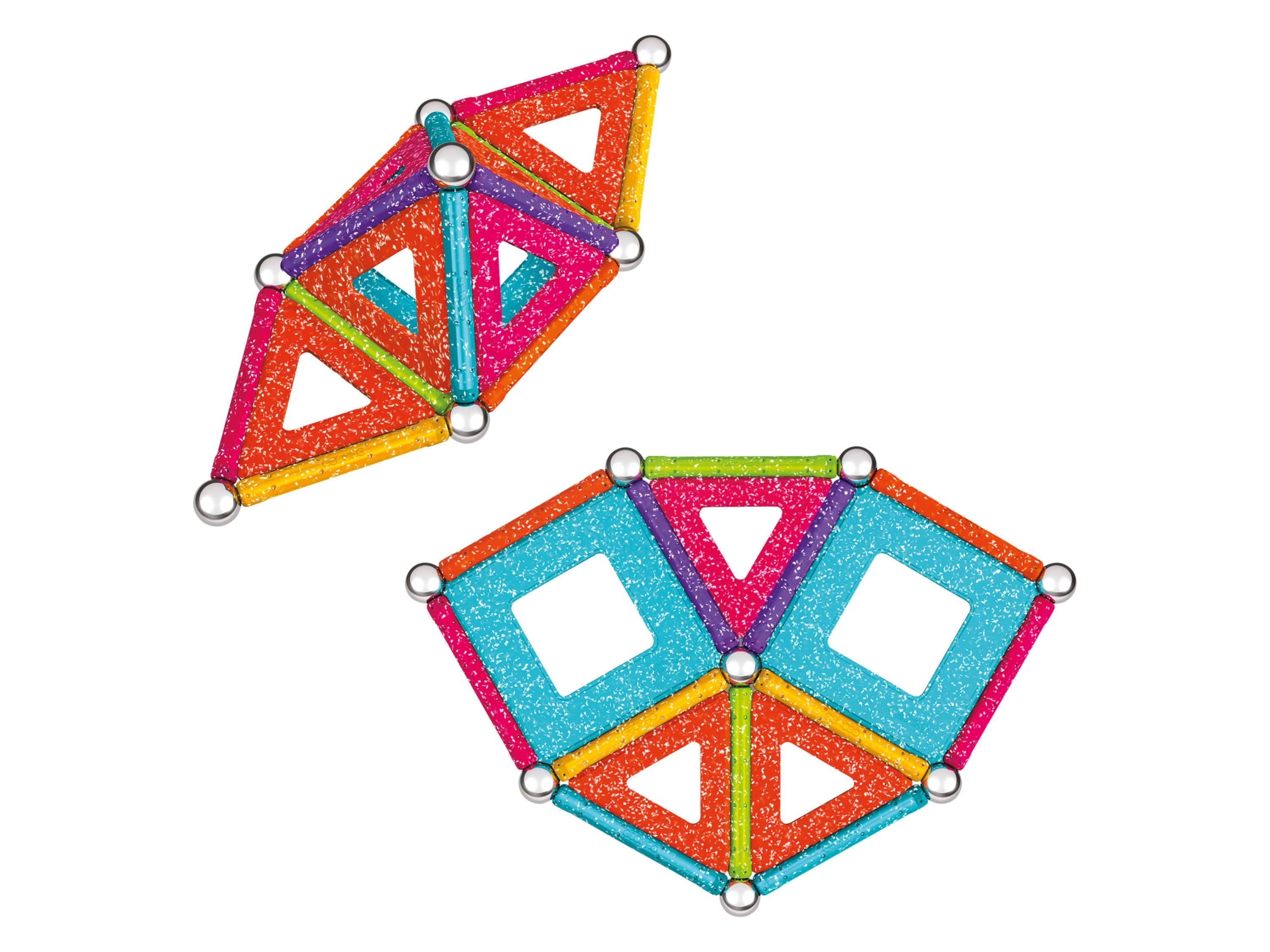 Geomag Klocki magnetyczne, 35 elementów (Błyszczące panele)