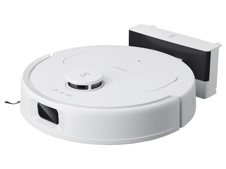 Robot sprzątający Deebot z ładowarką.