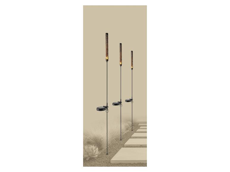 Solarna lampa LED, zestaw 3 sztuk