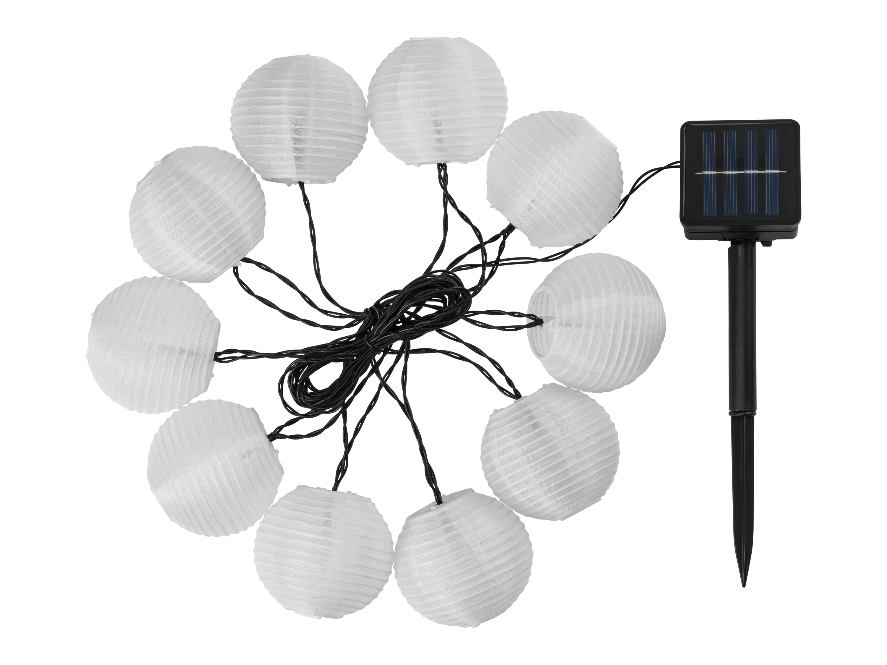 LIVARNO® Solarna girlanda świetlna LED (Biały)