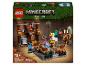 Zestaw klocków do budowania Minecraft Movie Woodland Mansion Fighting Ring, 491 elementów, dla dzieci 10+