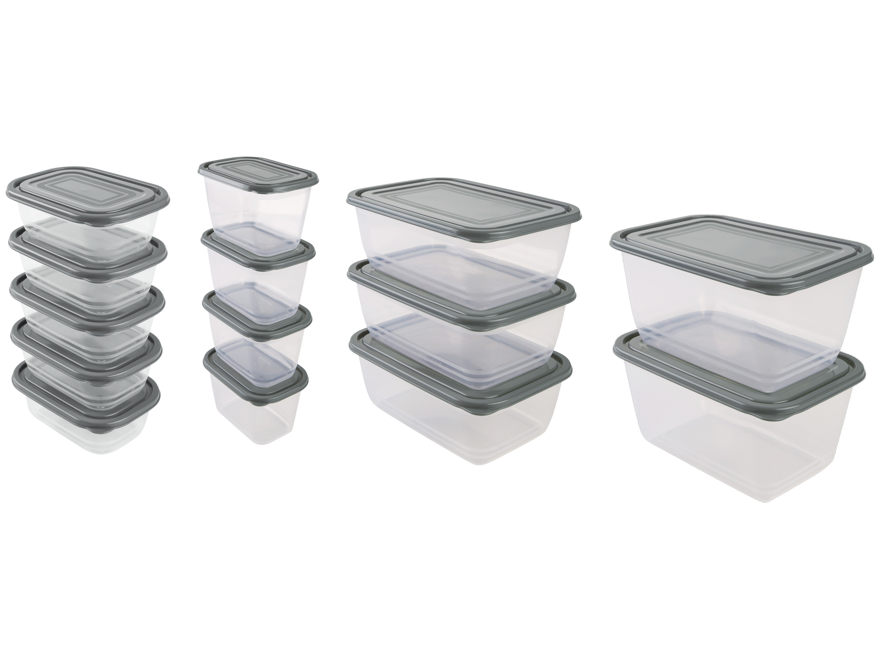 SILVERCREST® Zestaw 2, 3, 4 lub 5 pojemników do przechowywania żywności
