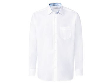 NOBEL LEAGUE® Koszula biznesowa męska Regular Fit, z bawełny, biały