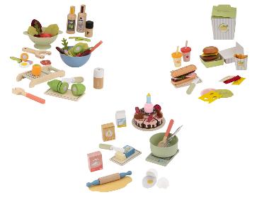 LUPILU® Zestaw drewnianych akcesoriów kuchennych