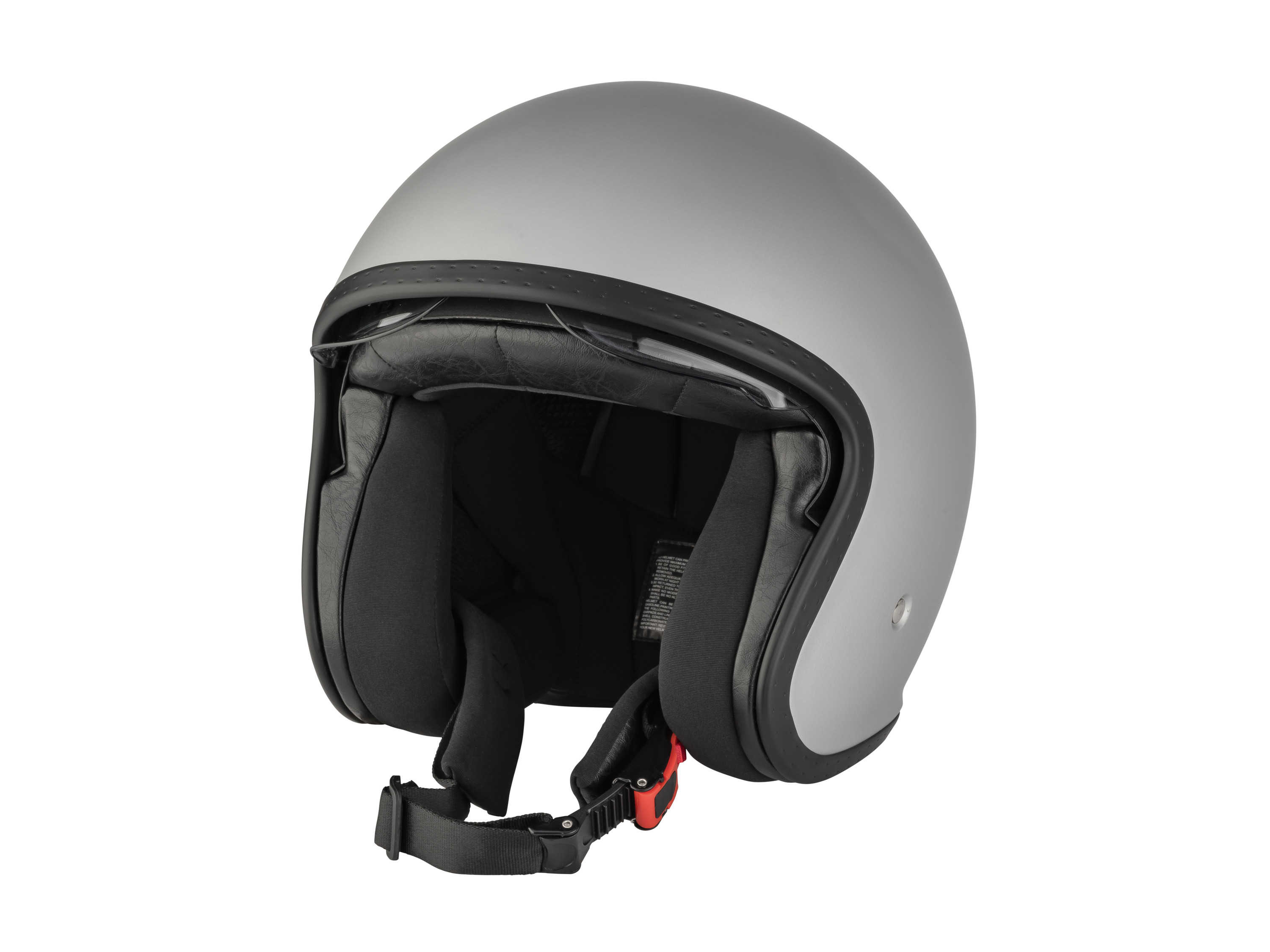 ULTIMATE SPEED® Kask typu Jet rozmiar S (Srebrny)