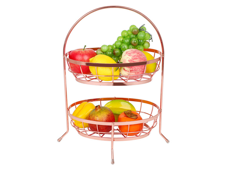 Pełny ekran: ECHTWERK Koszyk żeliwny na owoce, 2-poziomowy - zdjęcie 5
