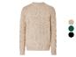 Beżowy sweter z długimi rękawami