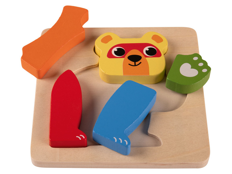 Pełny ekran: Playtive Puzzle drewniane zwierzęta, 1 zestaw - zdjęcie 3