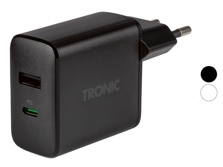 Pełny ekran: TRONIC Ładowarka Dual USB, 30 W, z Power Delivery - zdjęcie 1