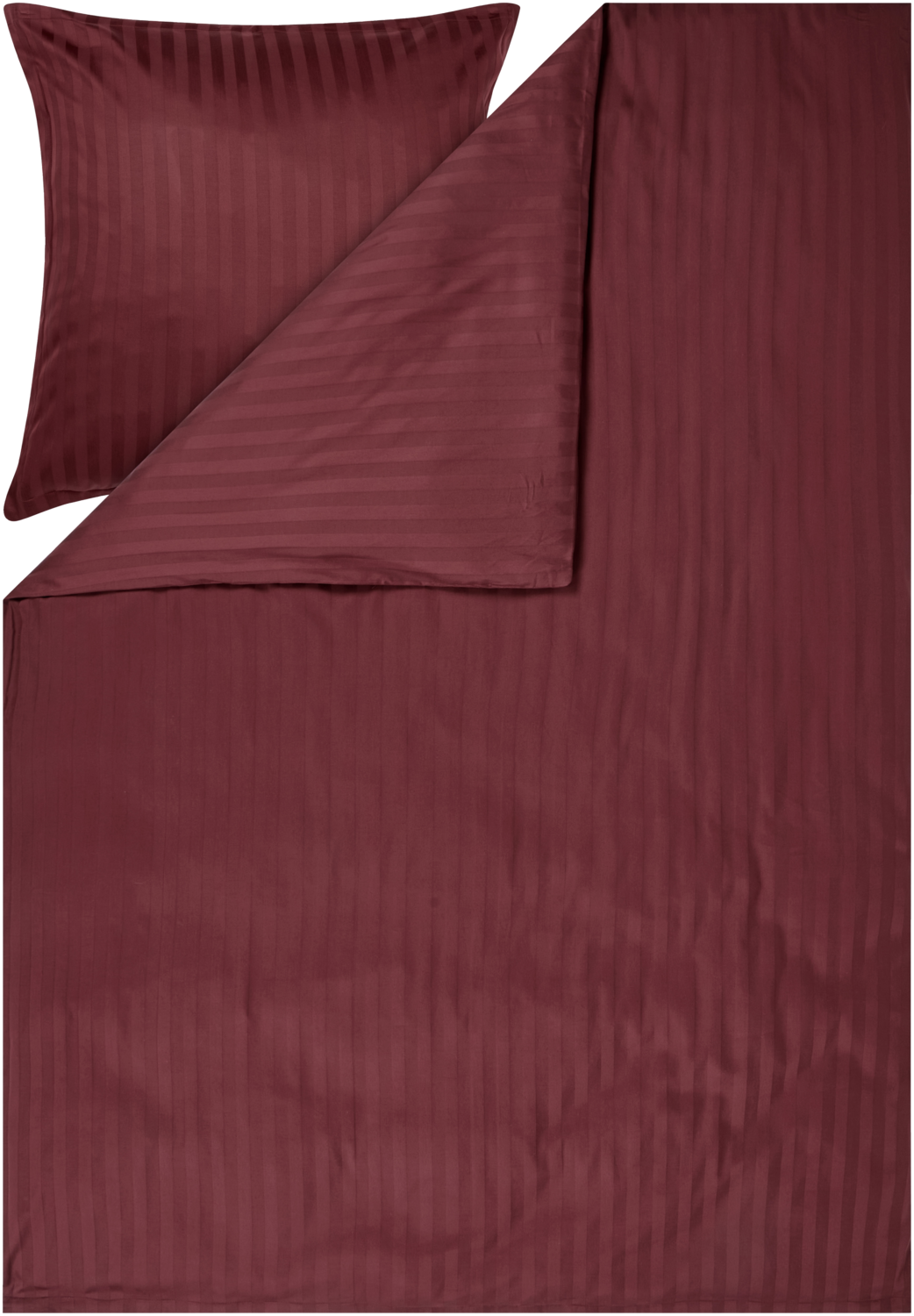 LIVARNO® Pościel satynowa, 140 x 200 cm (Bordowy)