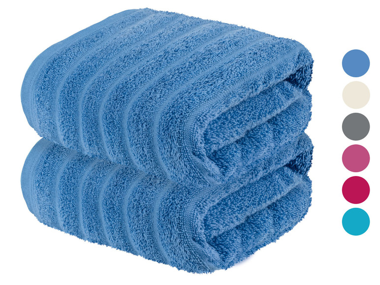 Pełny ekran: LIVARNO home Komplet 2 ręczników frotté, 50 x 90 cm - zdjęcie 1