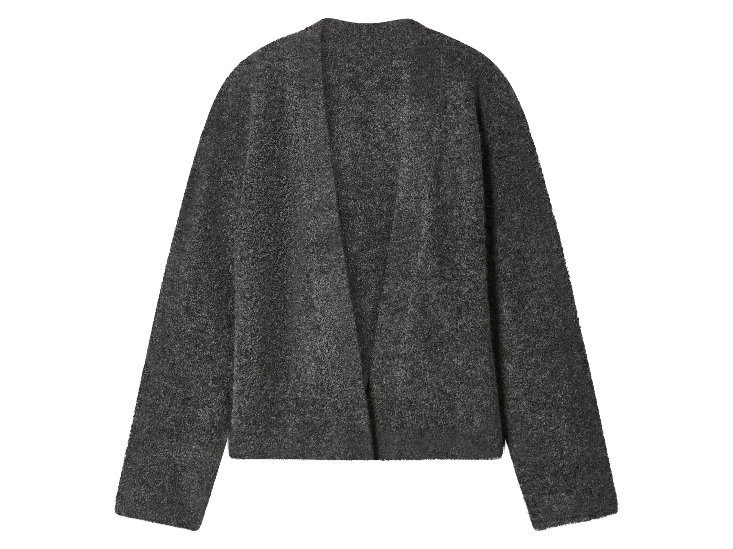 esmara® Kardigan damski bouclé (Szary, L (44-46))