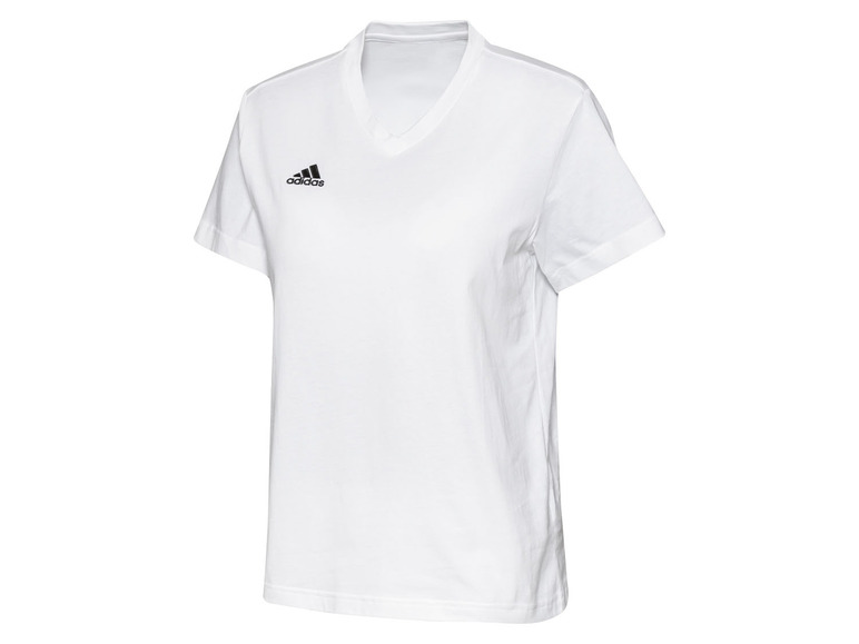 Pełny ekran: adidas Damska koszulka z bawełny Entrada - zdjęcie 4