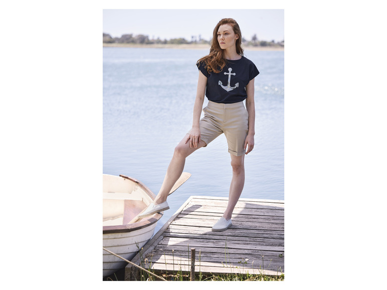 Pełny ekran: esmara® T-shirt damski z cekinami, z bawełny - zdjęcie 5