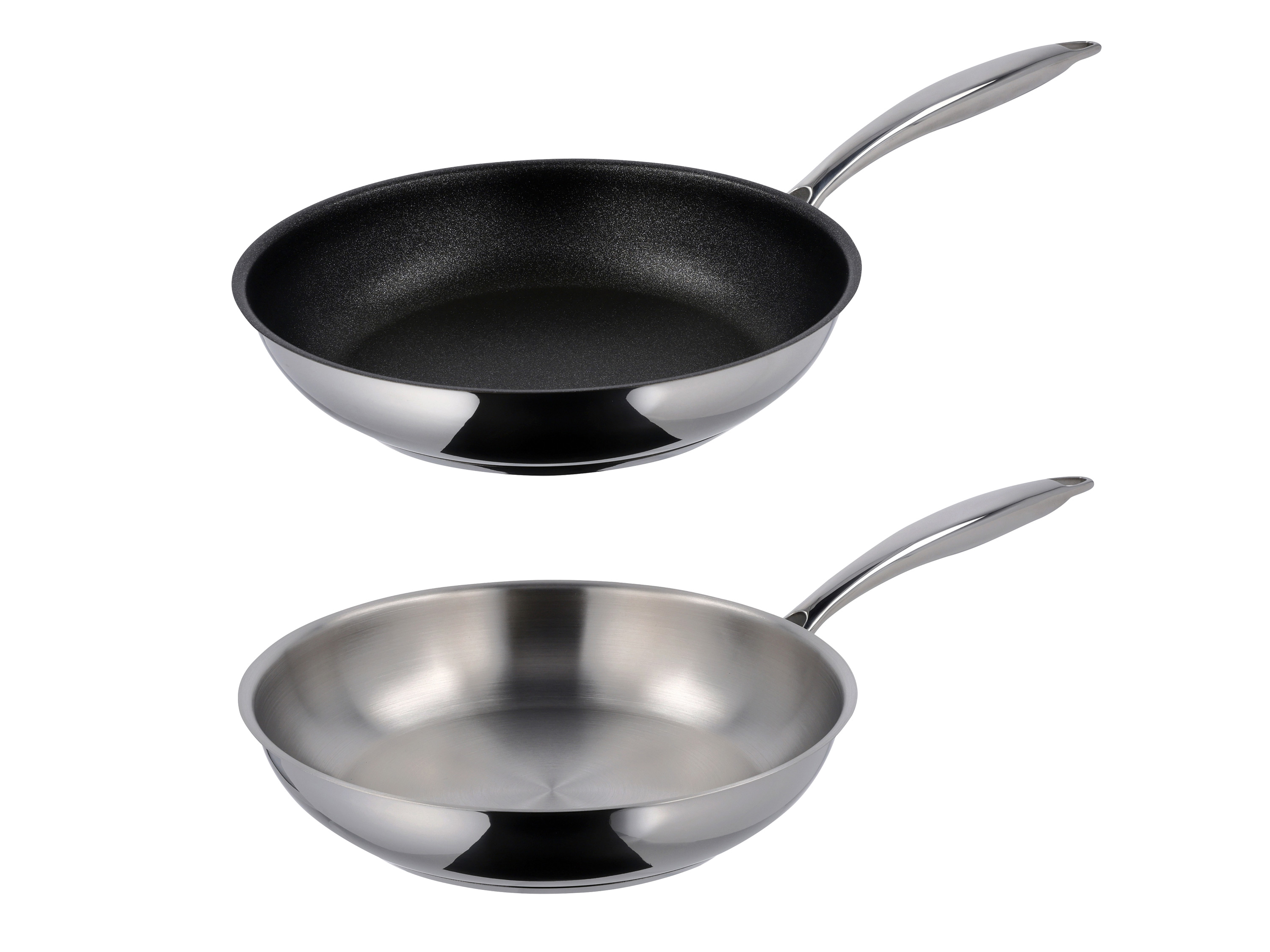 SILVERCREST® Patelnia ze stali szlachetnej, Ø 24 cm