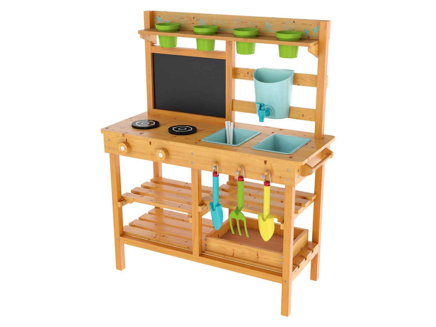 Playtive Drewniana kuchnia ogrodowa LIDL.PL