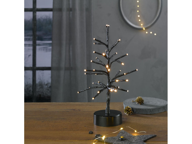 Pełny ekran: LIVARNO home Dekoracja świąteczna drzewko LED, 30 cm - zdjęcie 9