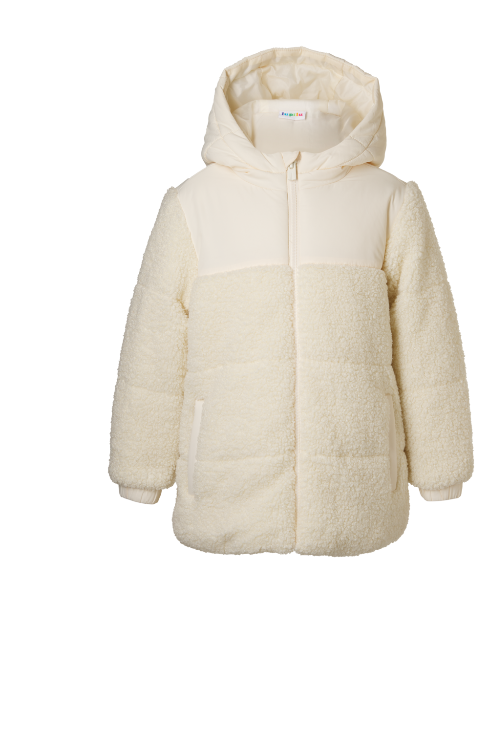 LUPILU® Kurtka dziecięca z polaru teddy (Kremowy, 122/128)
