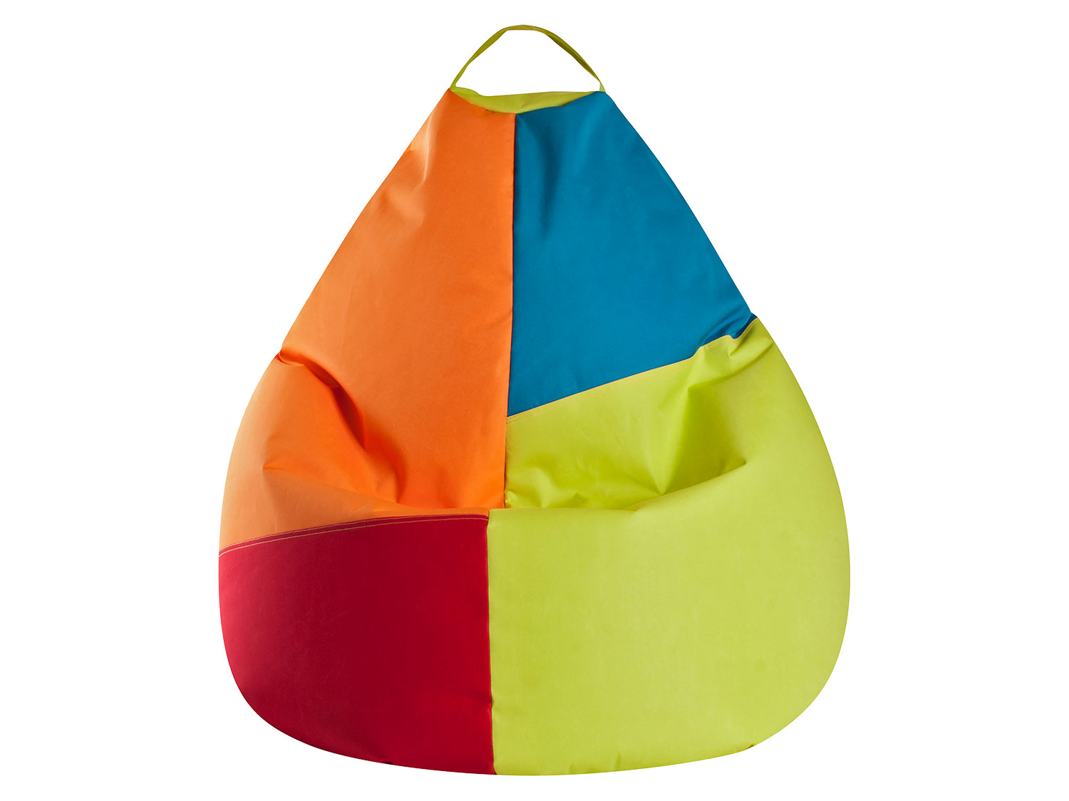 SITTING POINT Pufa »BeanBag Harlekin XL BRAVA«, pojemność 220 litrów, powłoka poliestrowa. (Zielona)