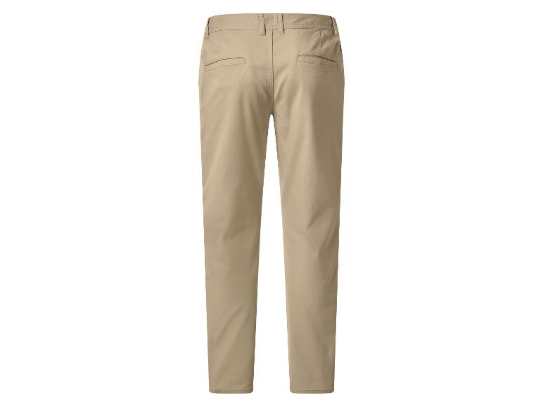 Spodnie chino slim fit męskie z bawełną
