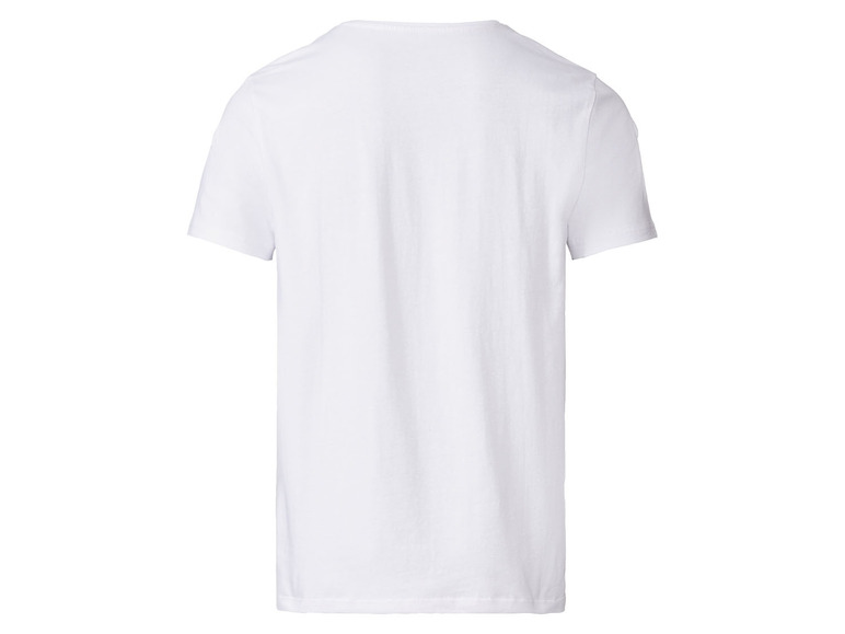 Pełny ekran: LIVERGY® T-shirty męskie z bawełną, 2 sztuki - zdjęcie 6