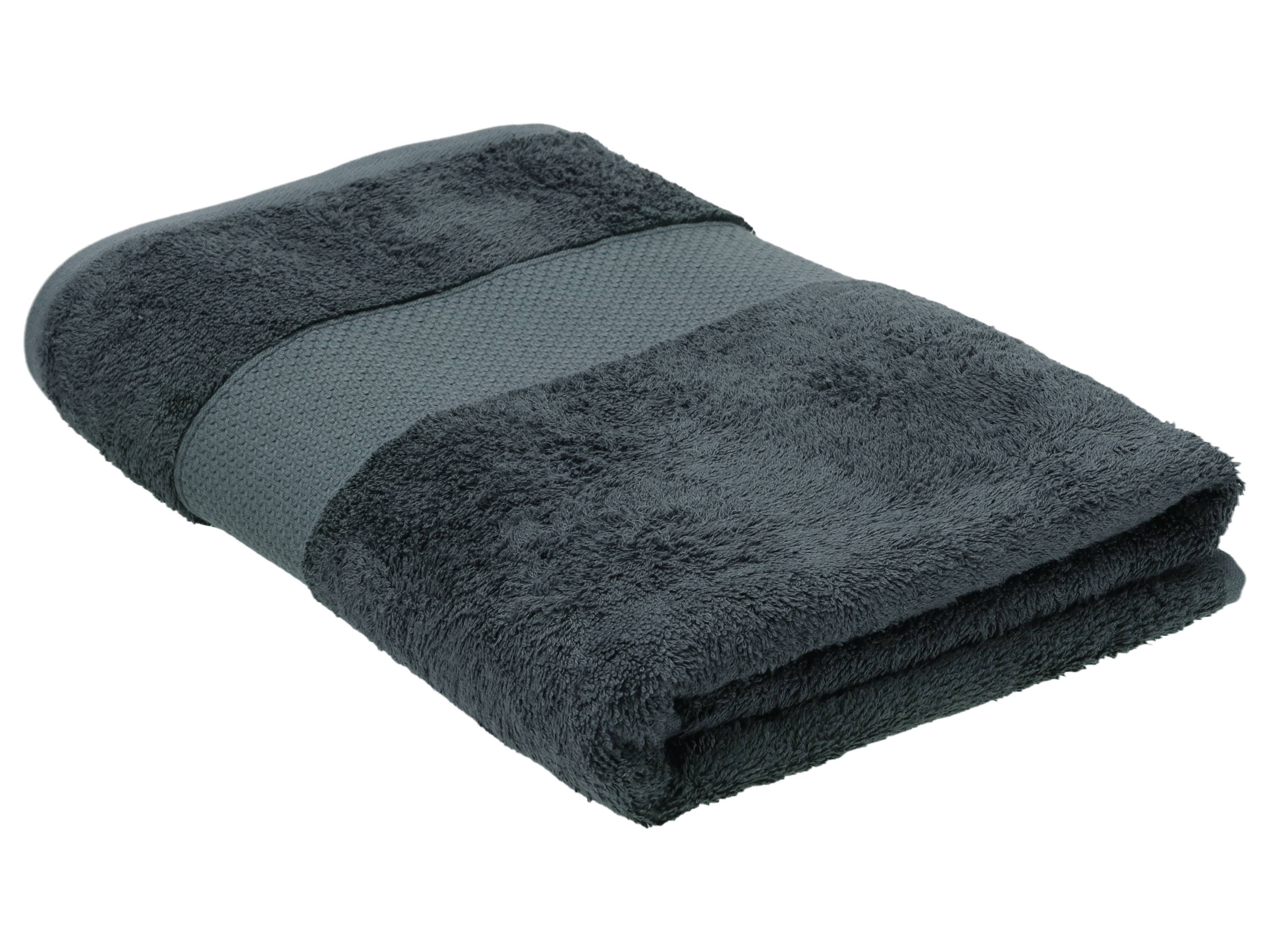 LIVARNO® Luksusowy ręcznik kąpielowy z bawełny i wiskozy bambusowej, 70 x 140 cm (Ciemnoniebieski)