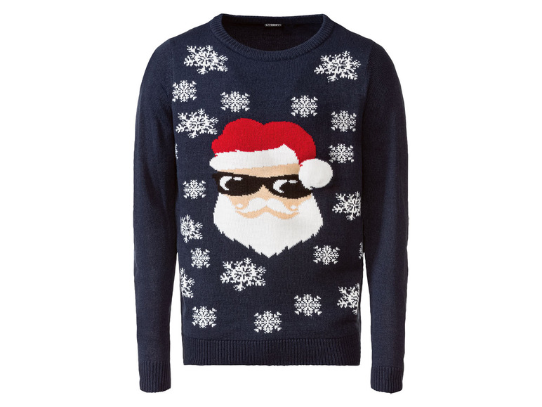 Pełny ekran: LIVERGY® Sweter świąteczny męski z efektem LED - zdjęcie 2