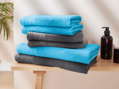 LIVARNO home Komplet 2 ręczników frotte, 50 x 100 cm