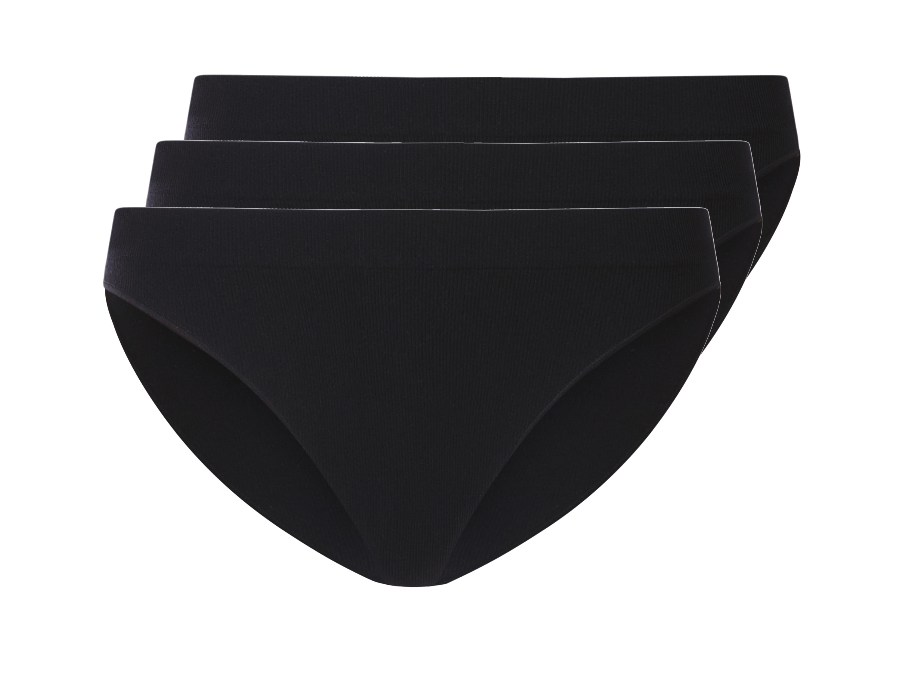 esmara® Majtki figi damskie prążkowane, 3 pary 