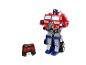 Czerwono-niebieska zabawka Optimus Prime Transformers z pilotem