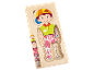 Drewniana układanka anatomiczna dla dzieci.