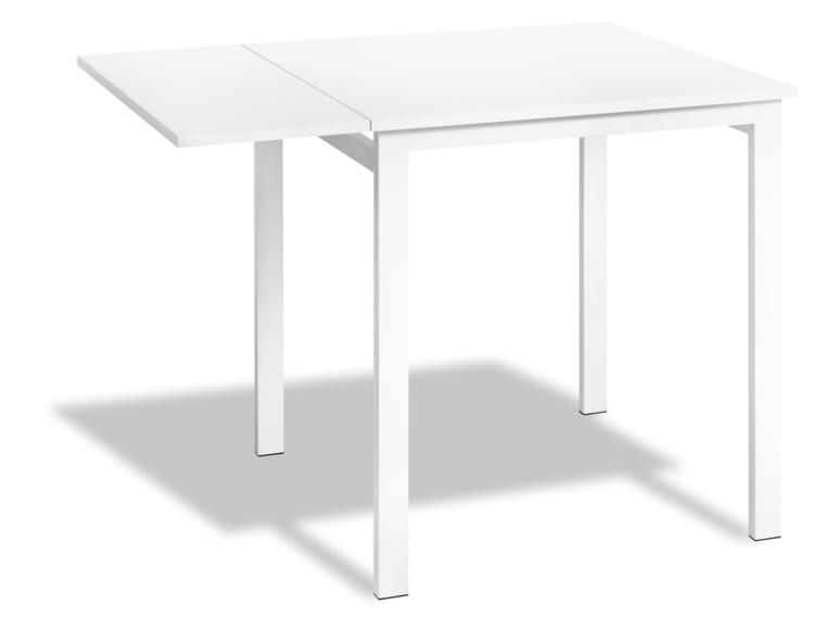 Pełny ekran: LIVARNO HOME Stół ze składanym blatem, biały - zdjęcie 5