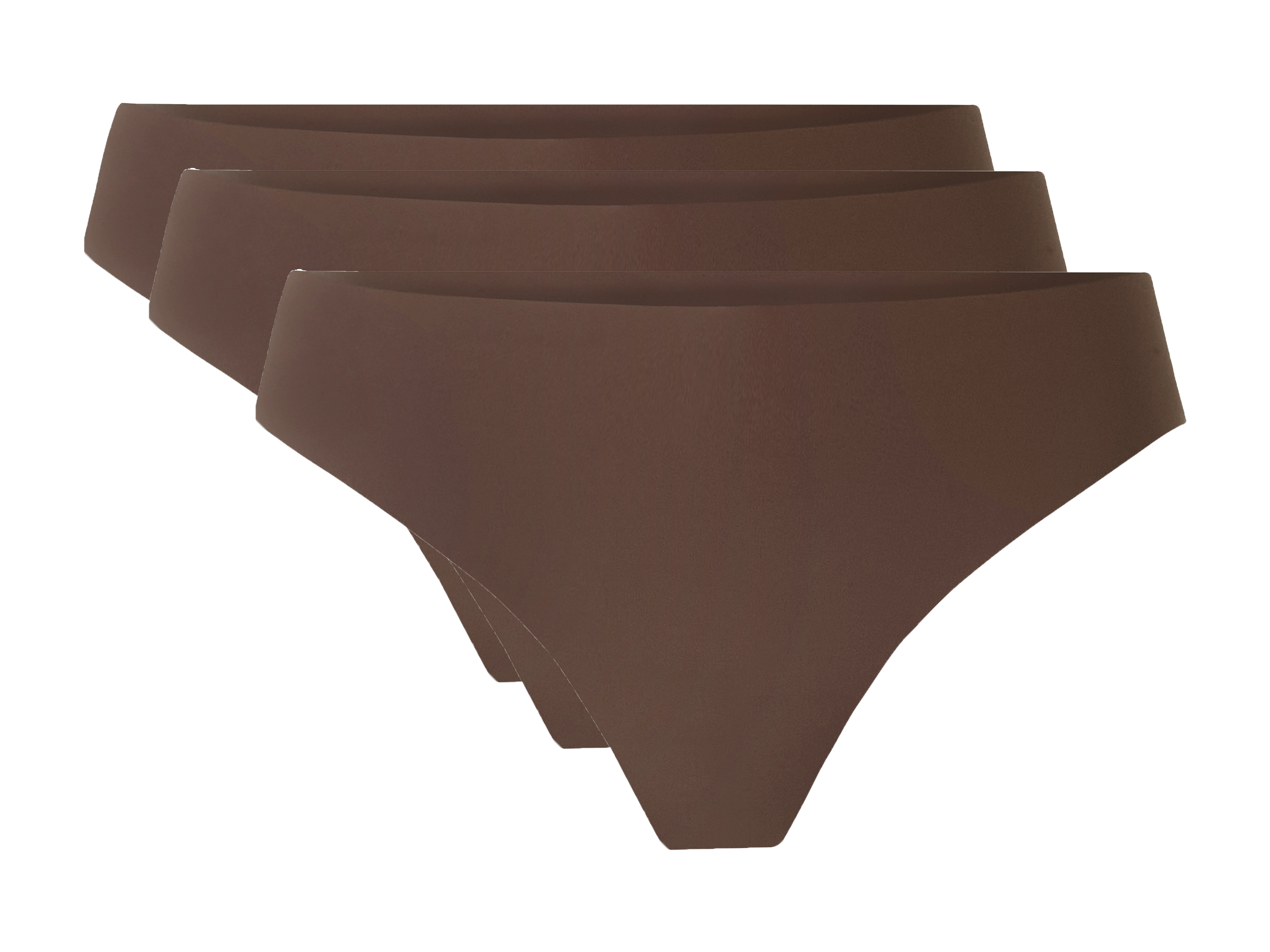 ESMARA® Stringi bezszwowe damskie, 3 pary