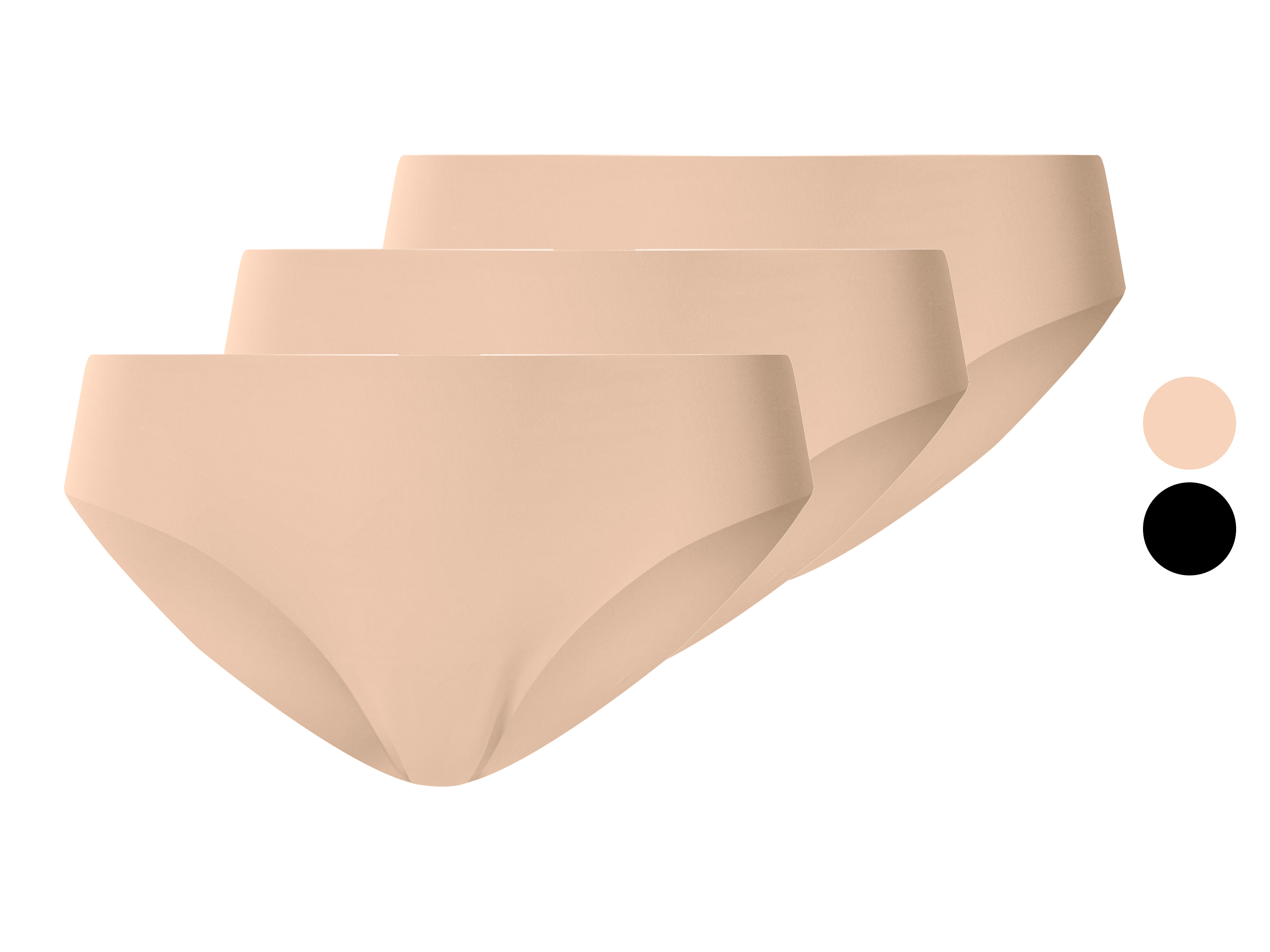 esmara® Figi damskie bezszwowe, 3 pary