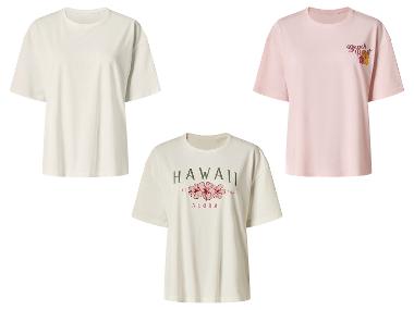 ESMARA® T-shirt damski z bawełny
