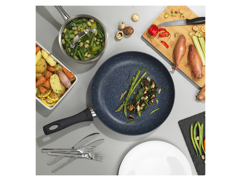Wok / Patelnia / Rondel / Garnek aluminiowy Blue Marble
