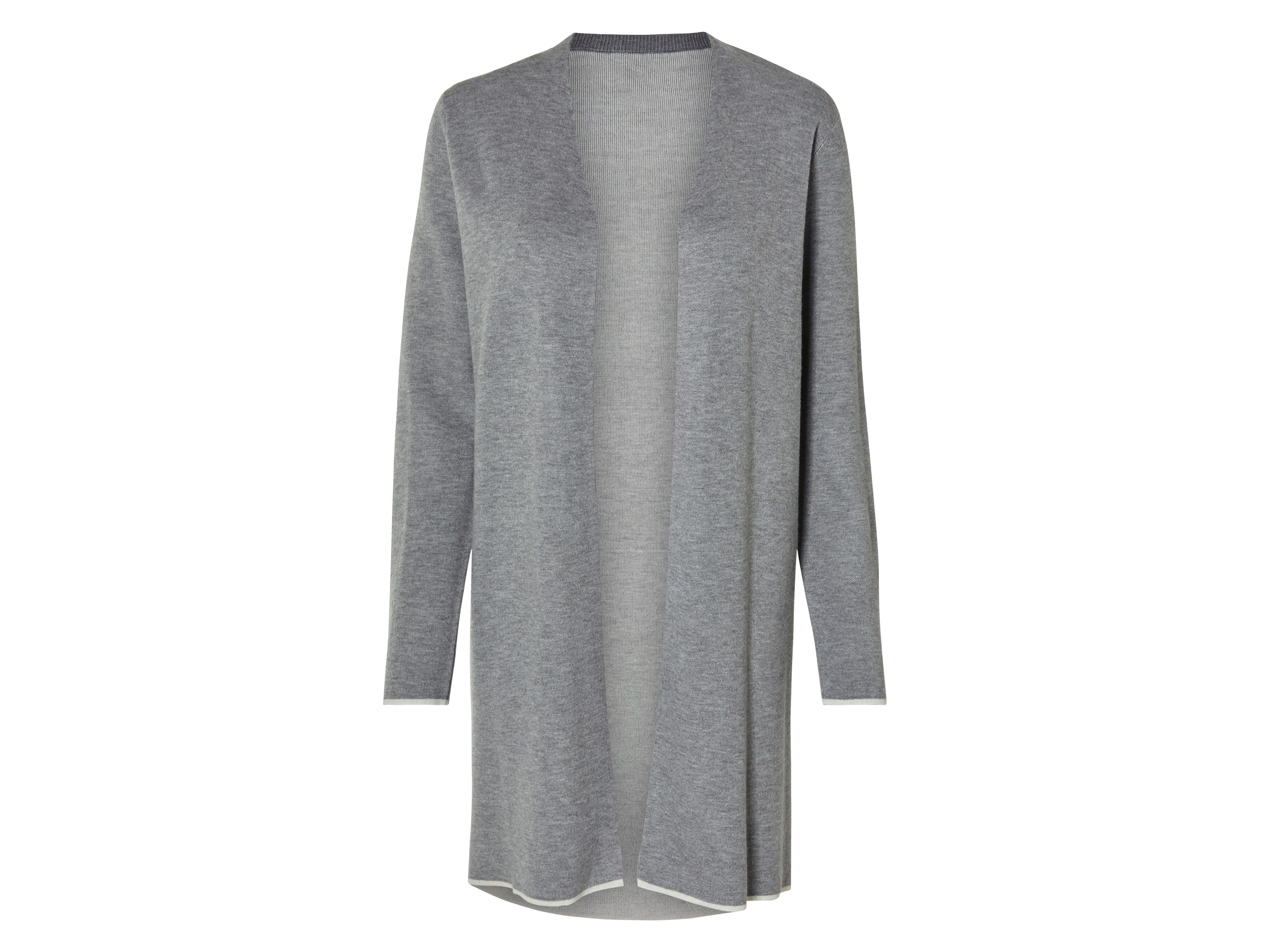 esmara® Kardigan z cienkiej dzianiny damski (Szary, S (36-38))