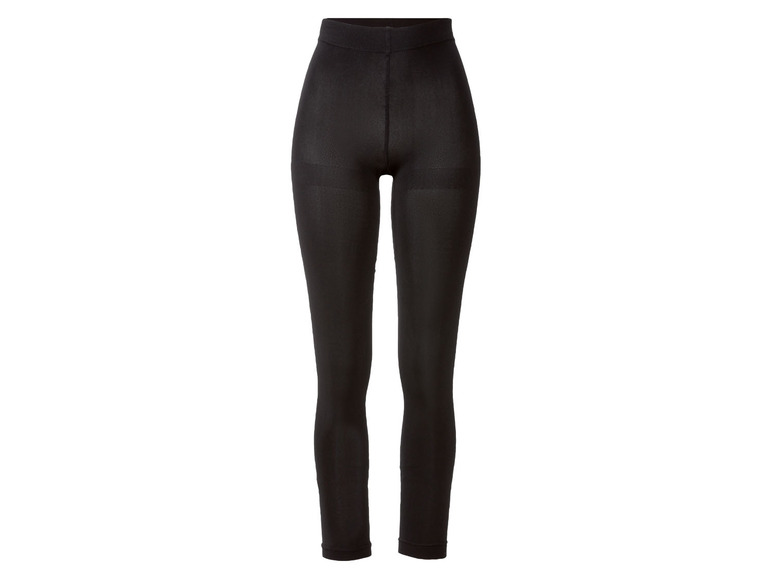 Pełny ekran: esmara® Damskie legginsy termiczne, czarne - zdjęcie 2