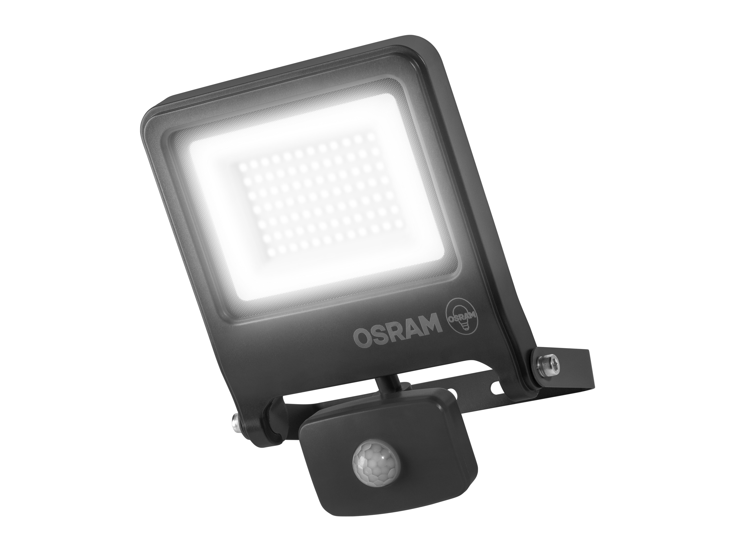 OSRAM Reflektor zewnętrzny LED »Endura Flood Sensor«, z czujnikiem ruchu (białe zimne światło / 50 W, Ciemnoszary)