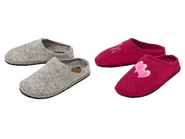 ESMARA® Kapcie filcowe damskie