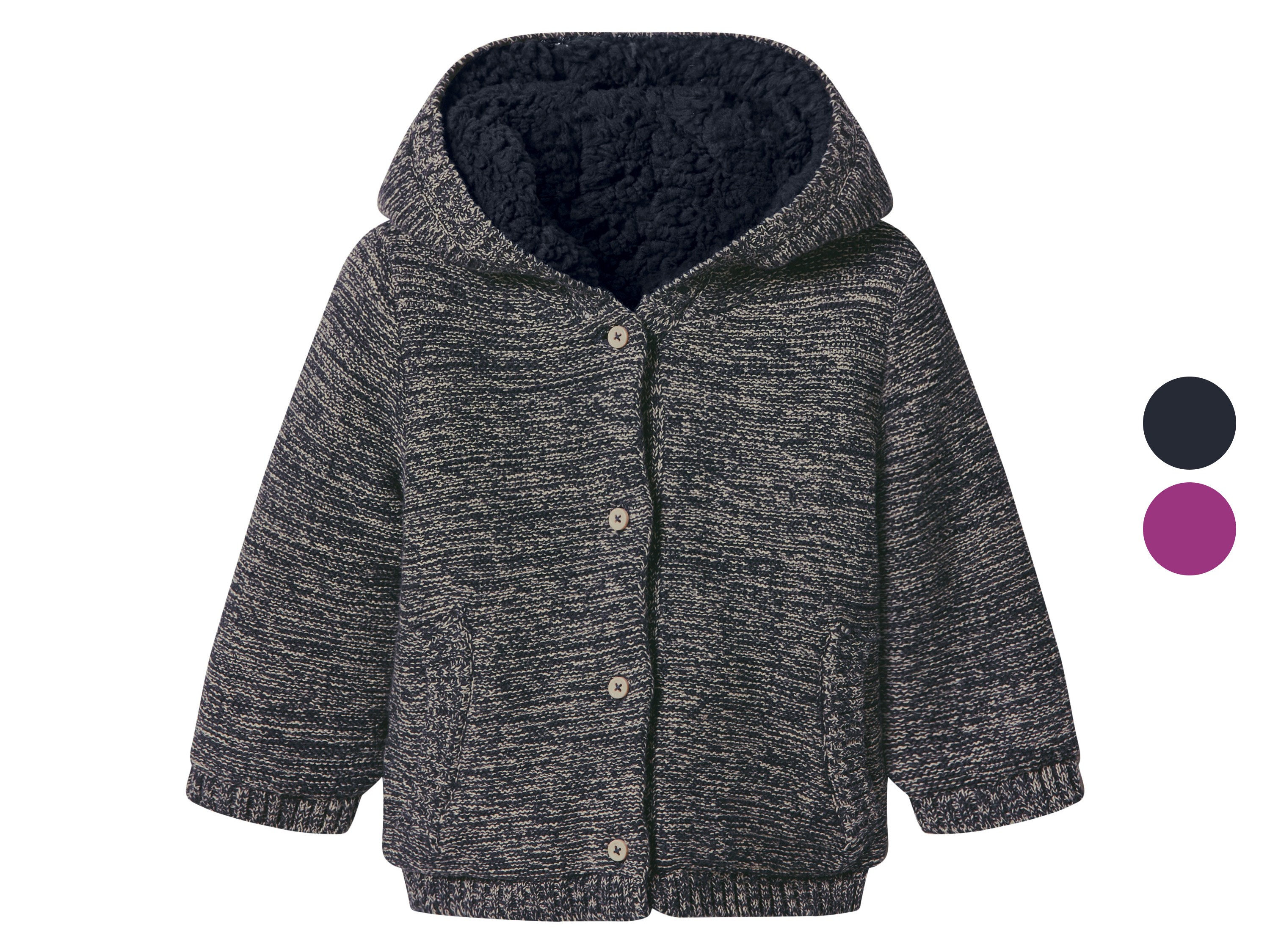 lupilu® Sweter rozpinany dziecięcy z kapturem