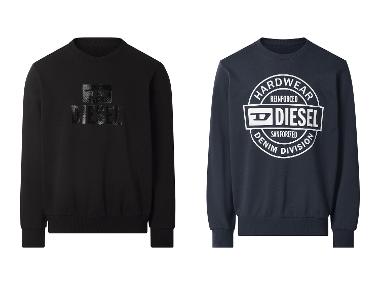 DIESEL Sweter męski z bawełny