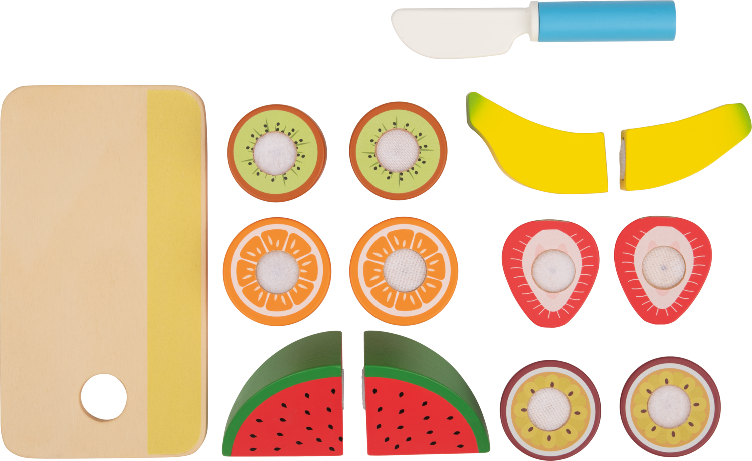 LUPILU® Zestaw drewnianych produktów spożywczych (Owoce)